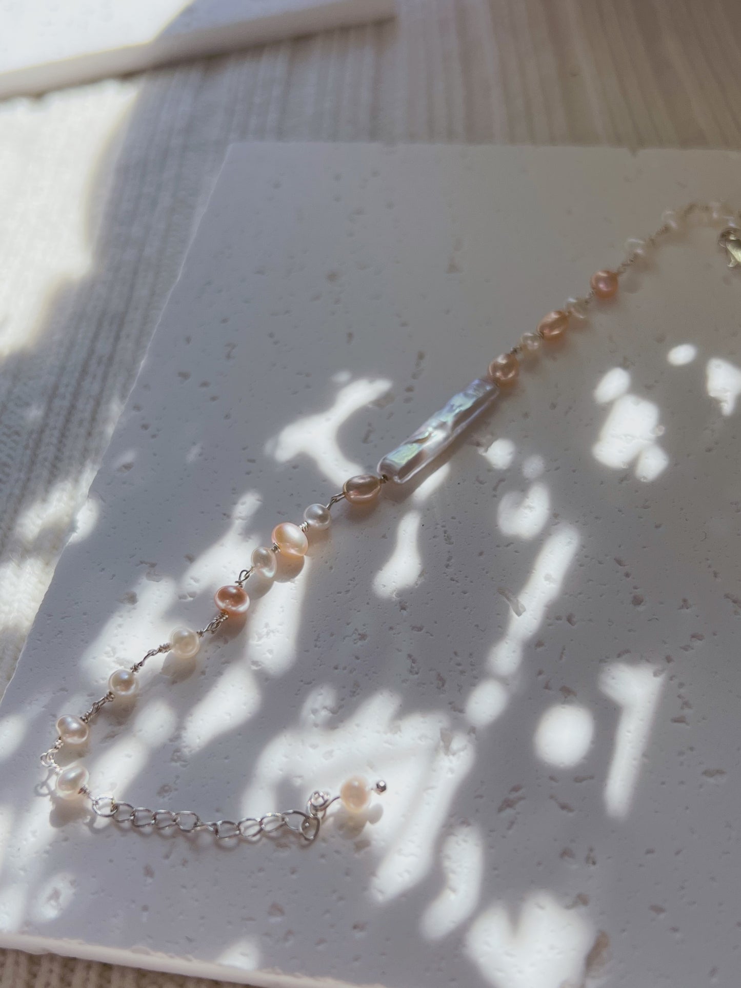 Pearl Pearl! -  Plus Bright Kashi and Stick Pearl Bracelet