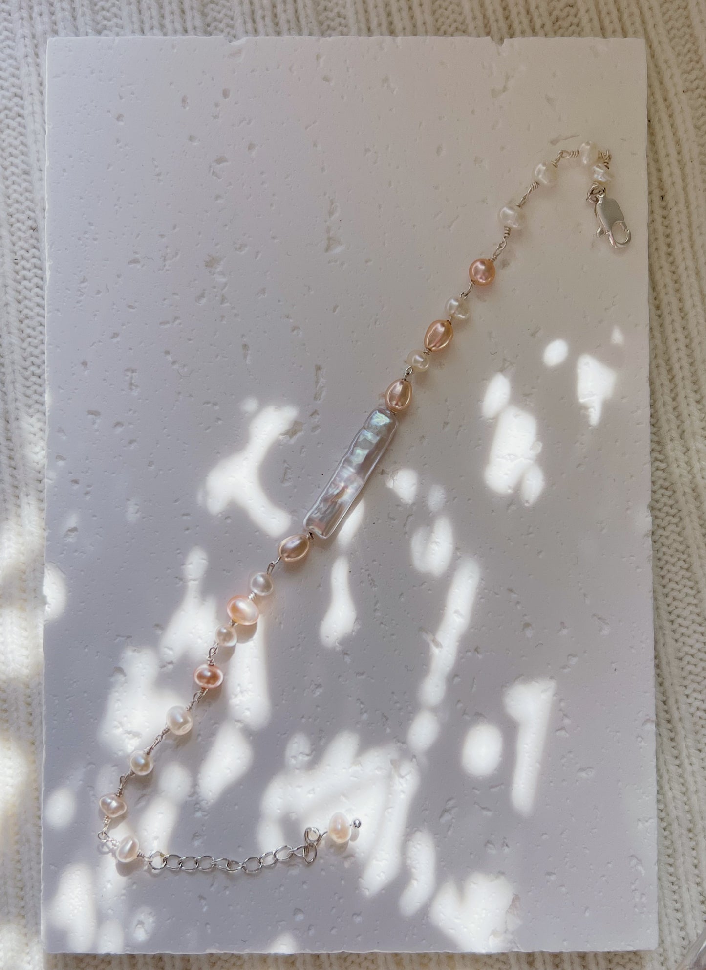 Pearl Pearl! -  Plus Bright Kashi and Stick Pearl Bracelet