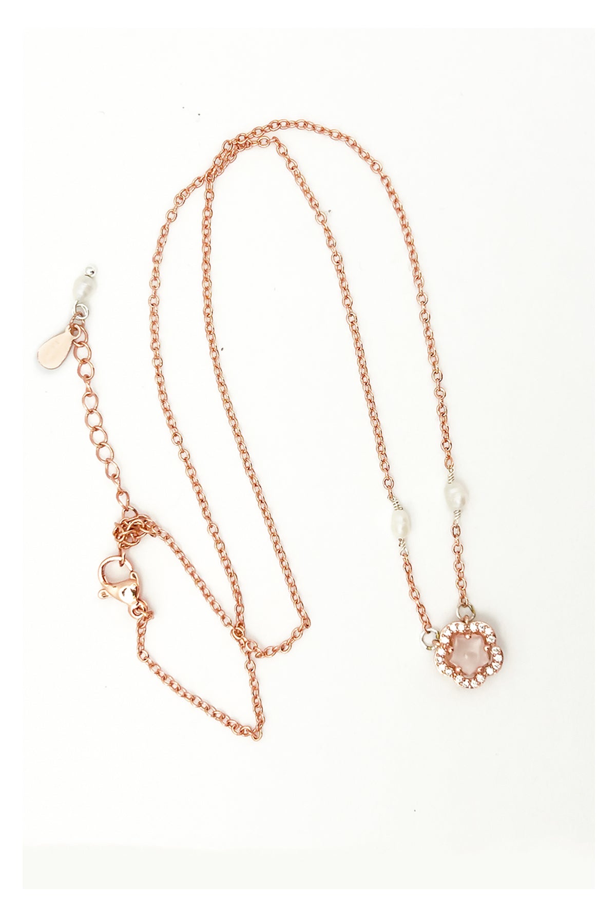 Pearl Pearl! -  Sakura Stone Pearl Short Necklace