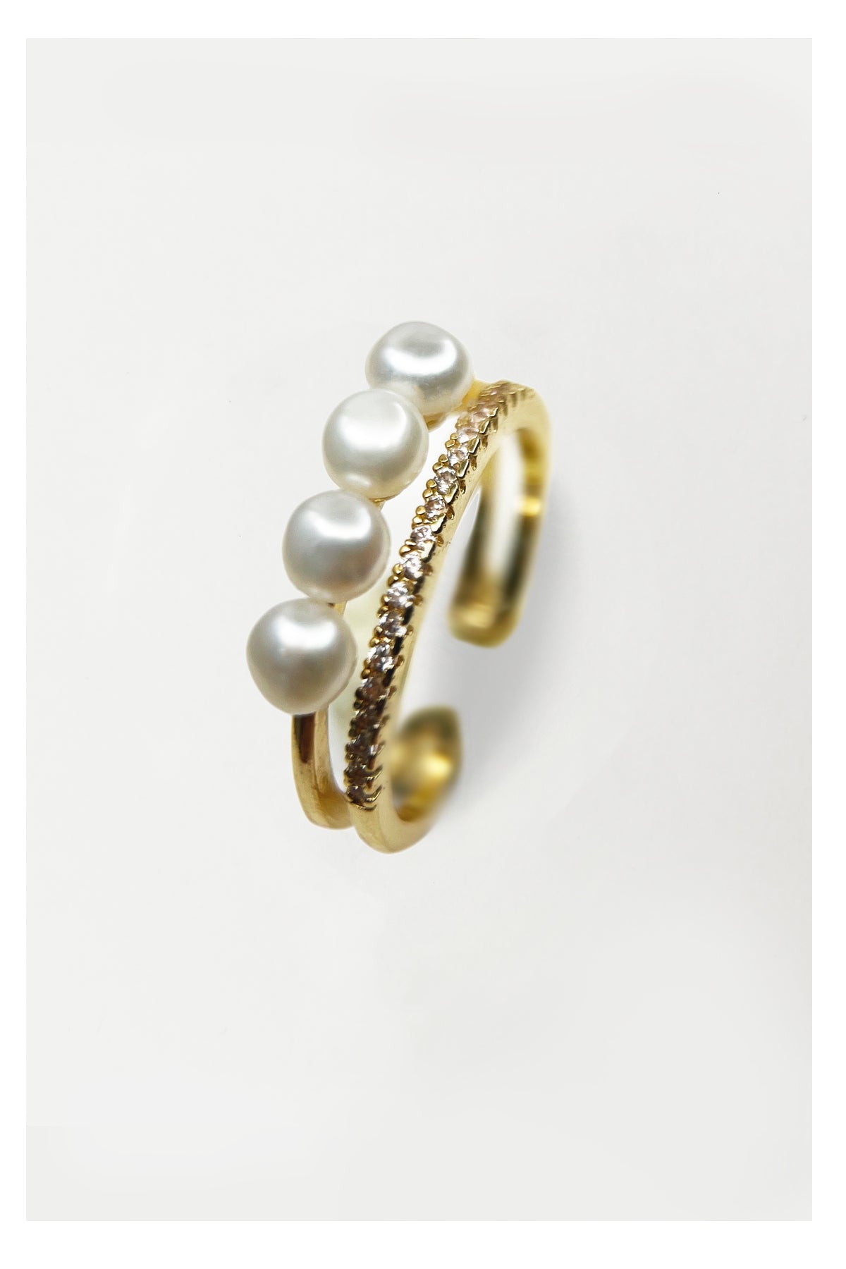 Pearl Pearl! -  Adjustable Stacking Pearl Ring