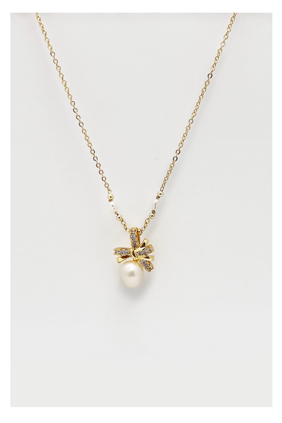 Pearl Pearl! -  Pearl of the Storm Zircon Long Pearl Necklace